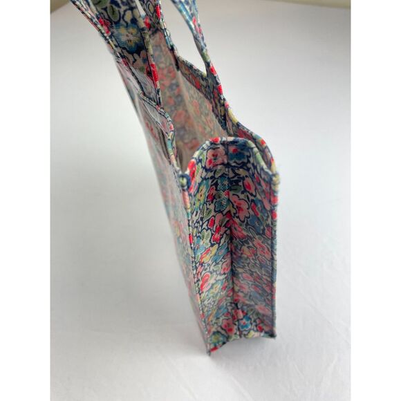 ~ Cath Kids Mini Tote Coated Canvas Bag London Cath Kidston Rare HTF Floral - Picture 10 of 10